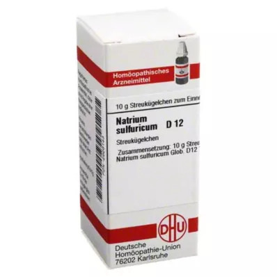NATRIUM SULFURICUM D 12 kugler, 10 g