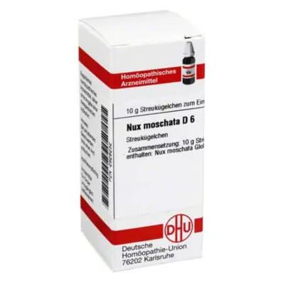NUX MOSCHATA D 6 kugler, 10 g