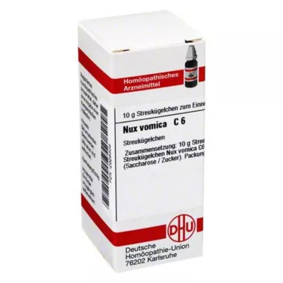 NUX VOMICA C 6 kugler, 10 g