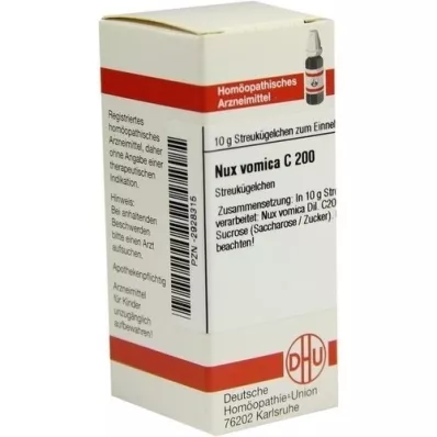 NUX VOMICA C 200 kugler, 10 g