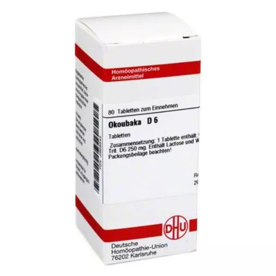 OKOUBAKA D 6 tabletter, 80 kapsler