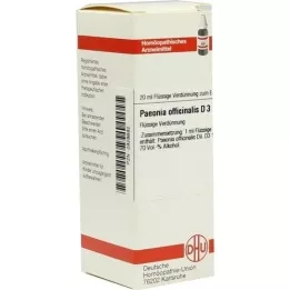 PAEONIA OFFICINALIS D 3 fortynding, 20 ml