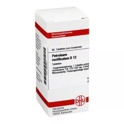 PETROLEUM RECTIFICATUM D 12 tabletter, 80 kapsler