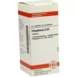 PHOSPHORUS D 30 tabletter, 80 kapsler