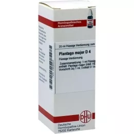 PLANTAGO MAJOR D 4 fortynding, 20 ml