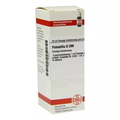 PULSATILLA D 200 fortynding, 20 ml