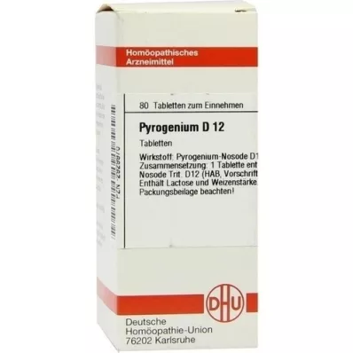 PYROGENIUM D 12 tabletter, 80 kapsler