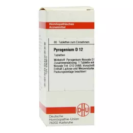 PYROGENIUM D 12 tabletter, 80 kapsler