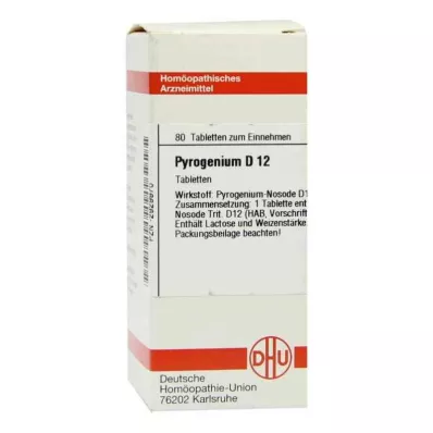 PYROGENIUM D 12 tabletter, 80 kapsler