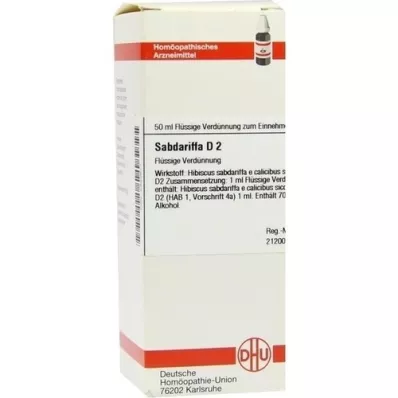 SABDARIFFA D 2-fortynding, 50 ml
