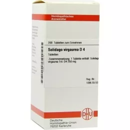 SOLIDAGO VIRGAUREA D 4 tabletter, 200 kapsler