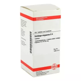 SOLIDAGO VIRGAUREA D 4 tabletter, 200 kapsler