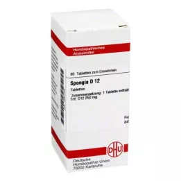 SPONGIA D 12 tabletter, 80 kapsler