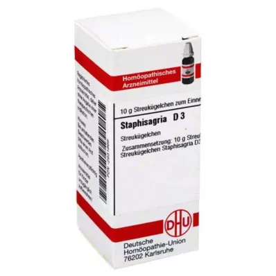 STAPHISAGRIA D 3 kugler, 10 g