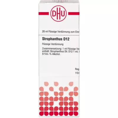 STROPHANTHUS D 12 fortynding, 20 ml
