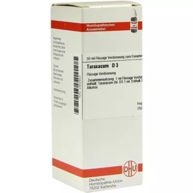 TARAXACUM D 3 fortynding, 50 ml