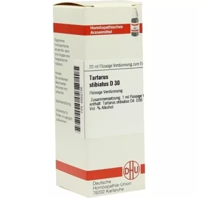 TARTARUS STIBIATUS D 30 fortynding, 20 ml