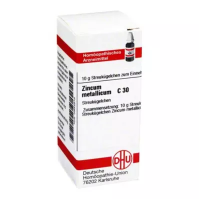 ZINCUM METALLICUM C 30 kugler, 10 g ZINCUM METALLICUM C 30 kugler, 10 g