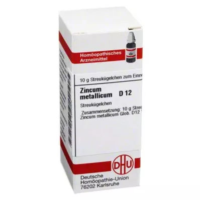 ZINCUM METALLICUM D 12 kugler, 10 g