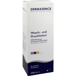 DERMASENCE Vask og bruselotion, 200 ml