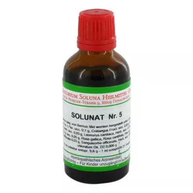 SOLUNAT Nr. 5 dråber, 50 ml SOLUNAT Nr. 5 dråber, 50 ml