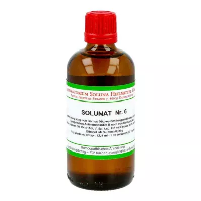 SOLUNAT Nr. 6 dråber, 100 ml