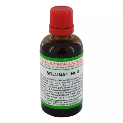 SOLUNAT Nr. 8 dråber, 50 ml SOLUNAT Nr. 8 dråber, 50 ml