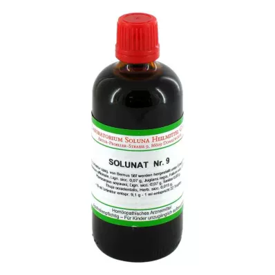 SOLUNAT Nr. 9 dråber, 100 ml SOLUNAT Nr. 9 dråber, 100 ml