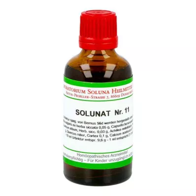 SOLUNAT Nr. 11 dråber, 50 ml
