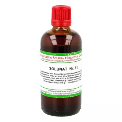 SOLUNAT Nr. 11 dråber, 100 ml