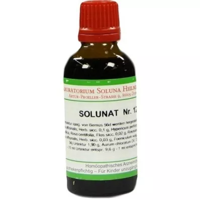 SOLUNAT Nr. 12 dråber, 50 ml