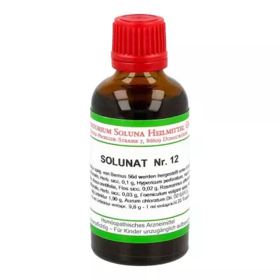 SOLUNAT Nr. 12 dråber, 50 ml