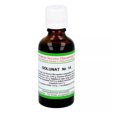 SOLUNAT Nr. 14 dråber, 50 ml