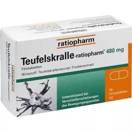 TEUFELSKRALLE-RATIOPHARM Filmovertrukne tabletter, 50 stk