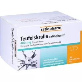 TEUFELSKRALLE-RATIOPHARM Filmovertrukne tabletter, 100 stk