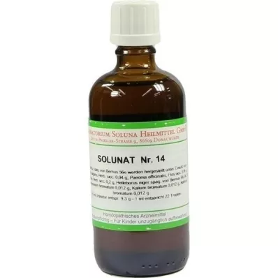 SOLUNAT Nr. 14 dråber, 100 ml