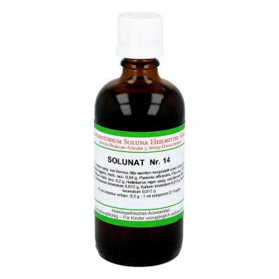 SOLUNAT Nr. 14 dråber, 100 ml