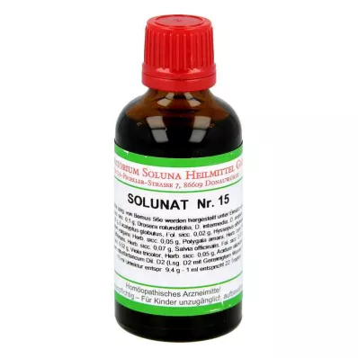 SOLUNAT Nr. 15 dråber, 50 ml