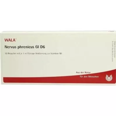 NERVUS PHRENICUS GL D 6 ampuller, 10X1 ml NERVUS PHRENICUS GL D 6 ampuller, 10X1 ml