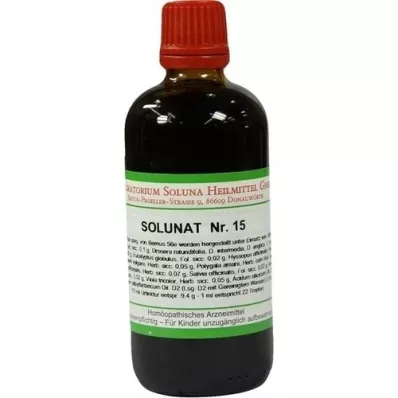 SOLUNAT Nr. 15 dråber, 100 ml