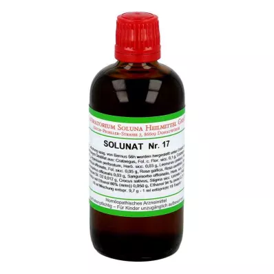 SOLUNAT Nr. 17 dråber, 100 ml