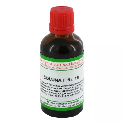 SOLUNAT Nr. 18 dråber, 50 ml SOLUNAT Nr. 18 dråber, 50 ml