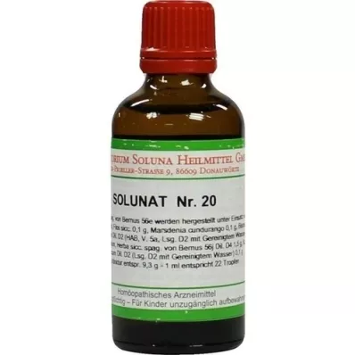 SOLUNAT Nr. 20 picături, 50 ml