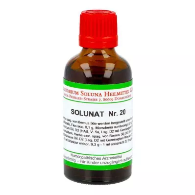 SOLUNAT Nr. 20 picături, 50 ml