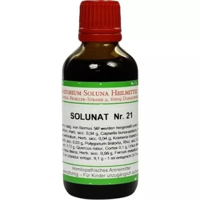 SOLUNAT Nr. 21 dråber, 50 ml