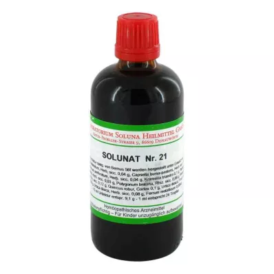 SOLUNAT Nr. 21 dråber, 100 ml