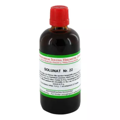 SOLUNAT Picături No.22, 100 ml SOLUNAT Picături No.22, 100 ml