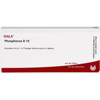 PHOSPHORUS D 12 fiole, 10X1 ml