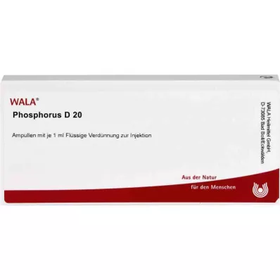 PHOSPHORUS D 20 ampuller, 10X1 ml
