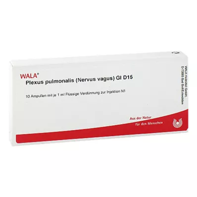 PLEXUS PULMONALIS Nervus vagus GL D 15 ampuller, 10X1 ml PLEXUS PULMONALIS Nervus vagus GL D 15 ampuller, 10X1 ml